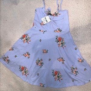 Knit dress sho periwinkle/multi